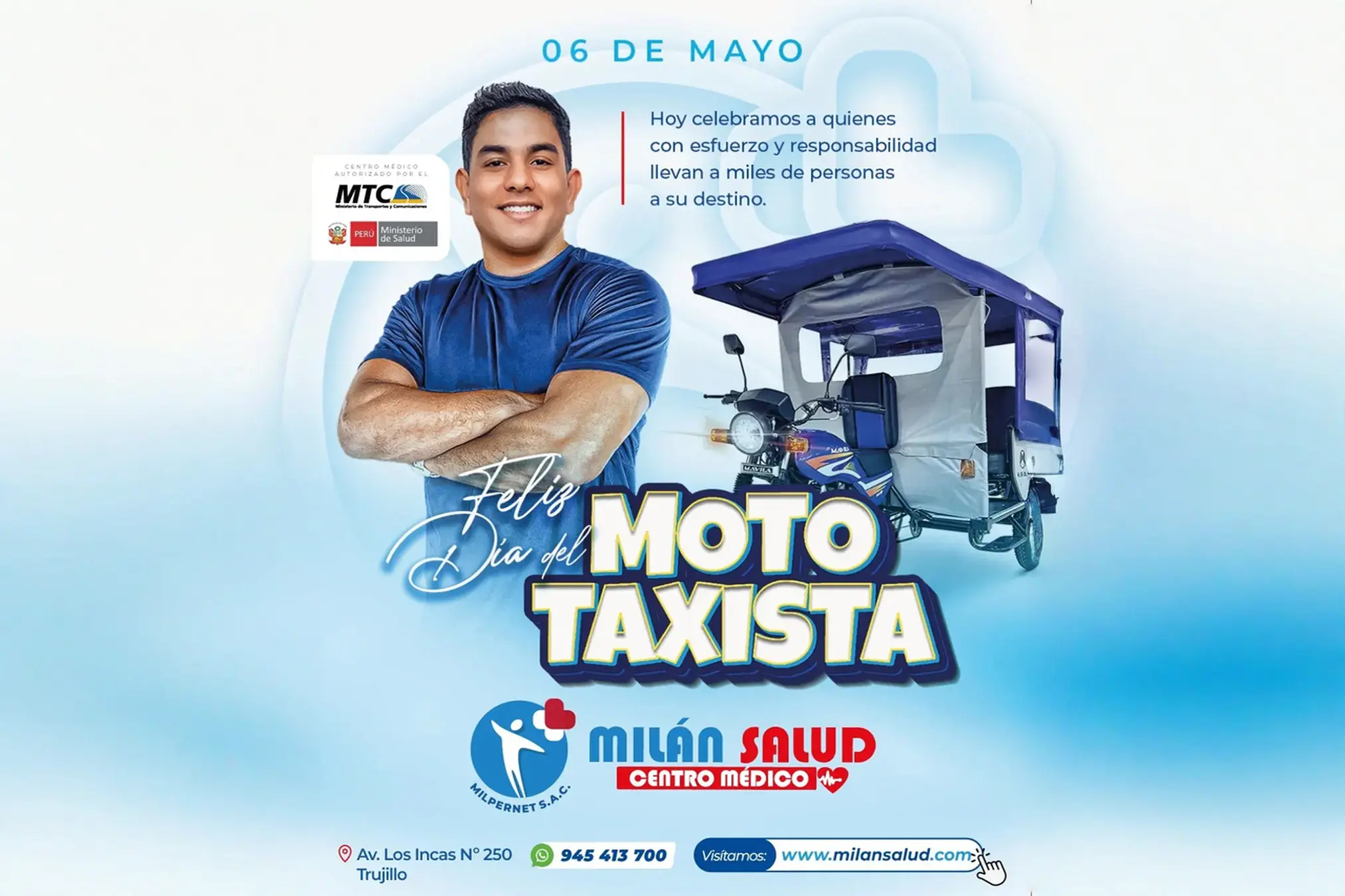 Examen médico licencia de moto