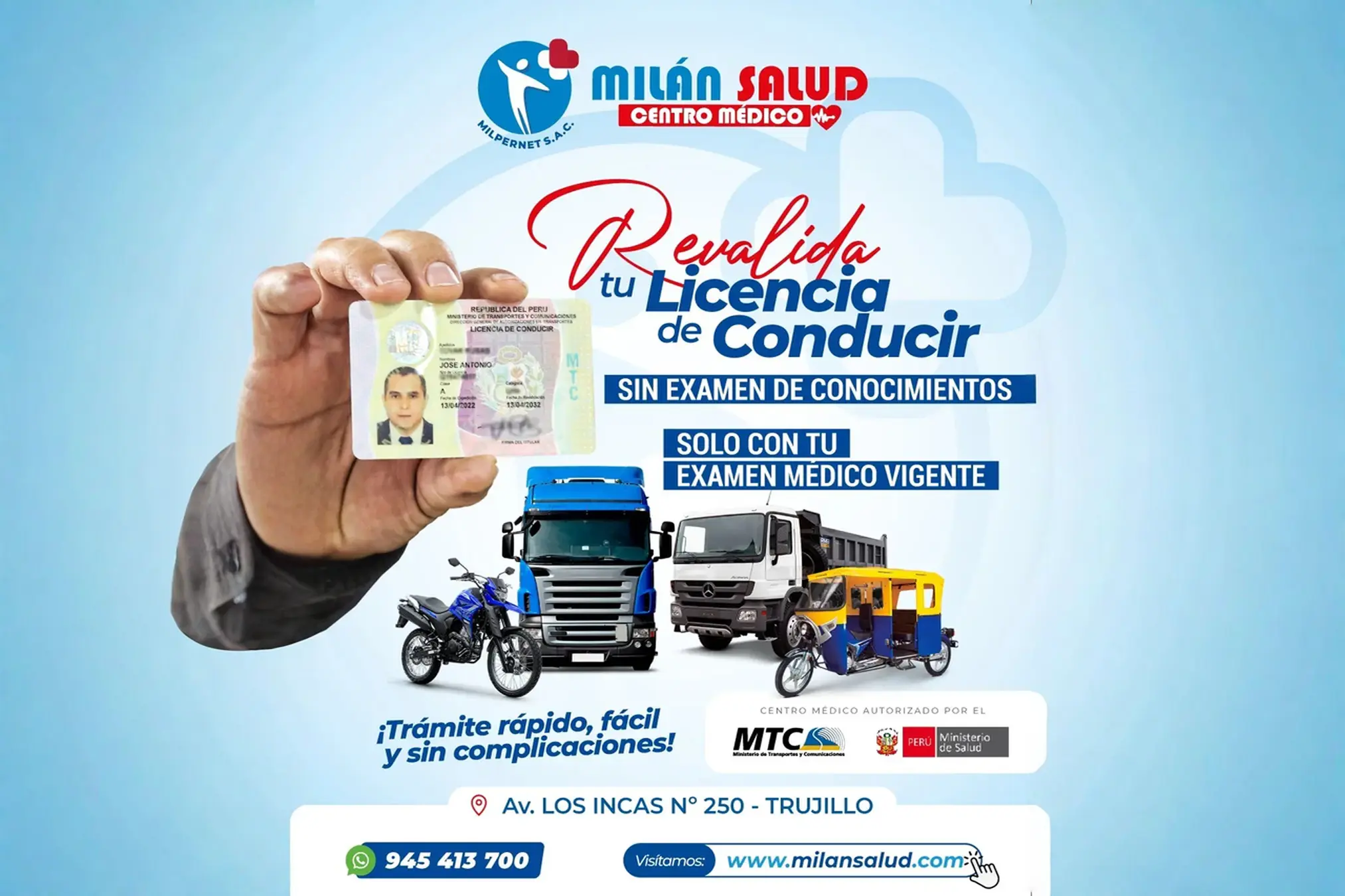 Examen médico licencia de carro